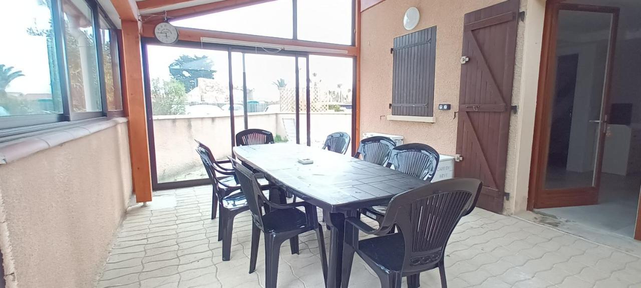 Patios De La Mer Villa A 200 M De La Plage- Clim - Wifi - Parking Saint-Cyprien  Exterior foto